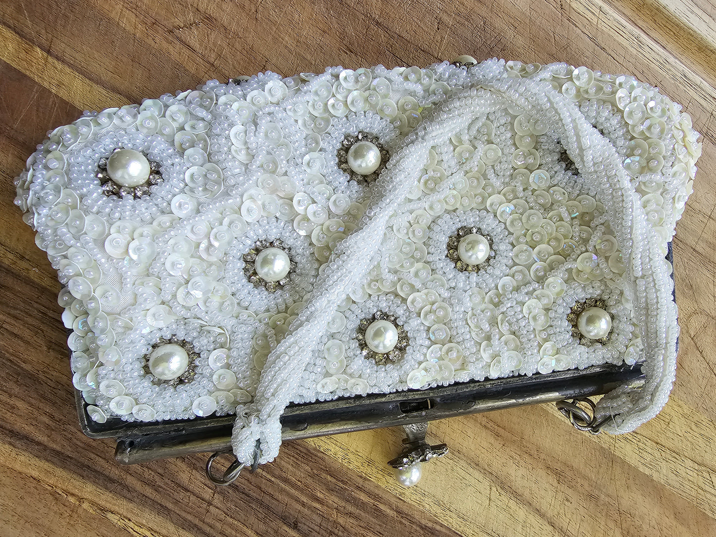 Katherine's Collection Beaded Bridal/Wedding Purse Evening Bag