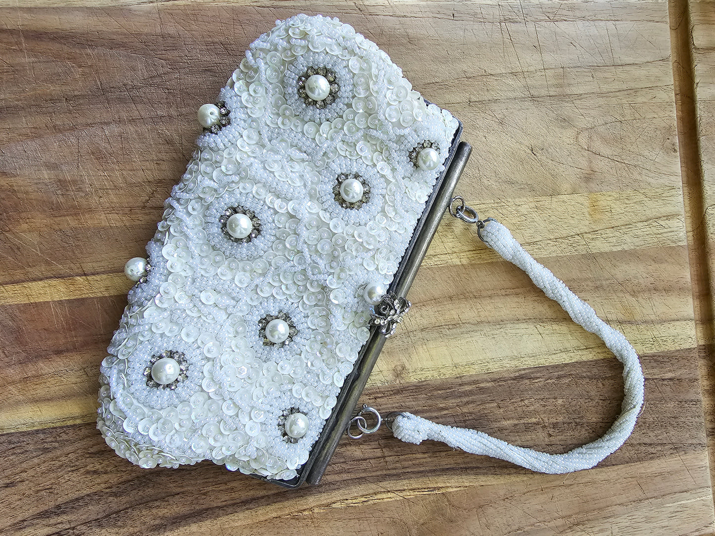 Katherine's Collection Beaded Bridal/Wedding Purse Evening Bag