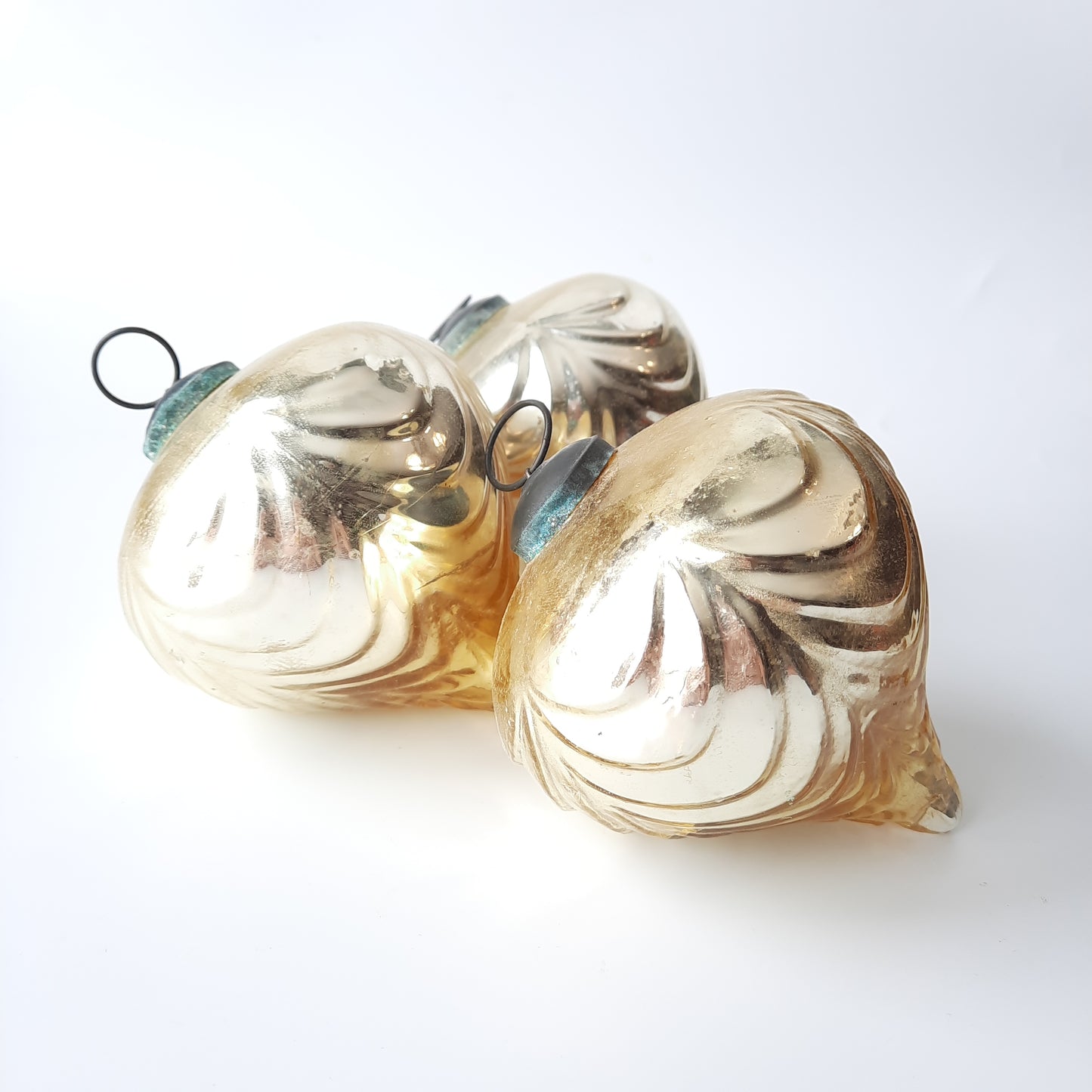 Vintage Mercury large ornaments