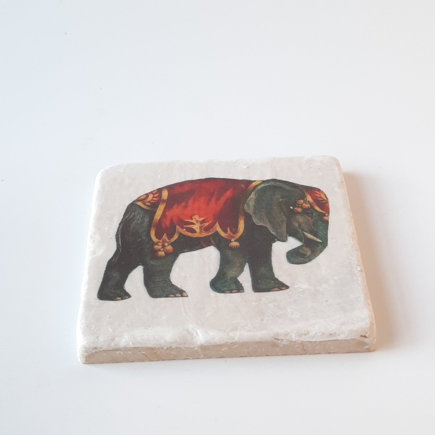 Tile Art "Vintage Circus Elephant"