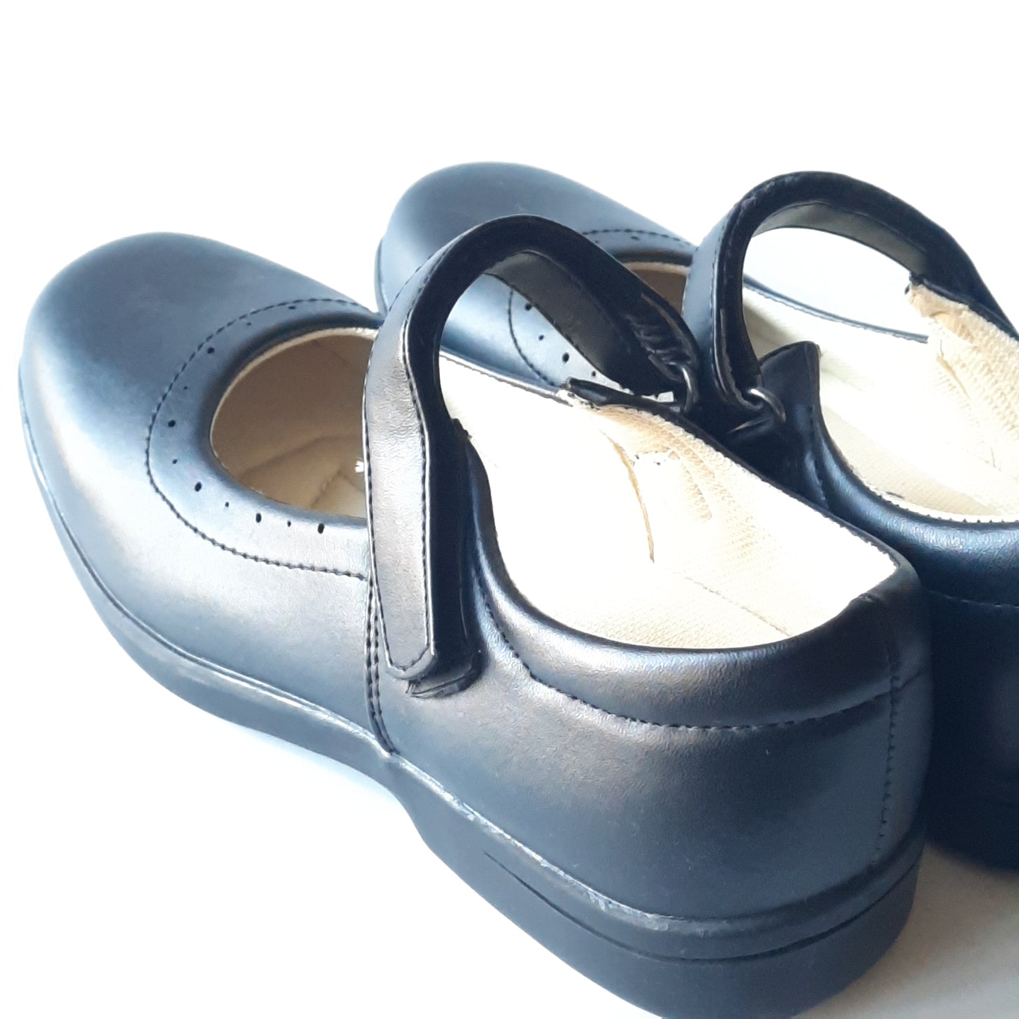 Girls Black Easy Strider Mary Jane Shoes Size 3 NWOT