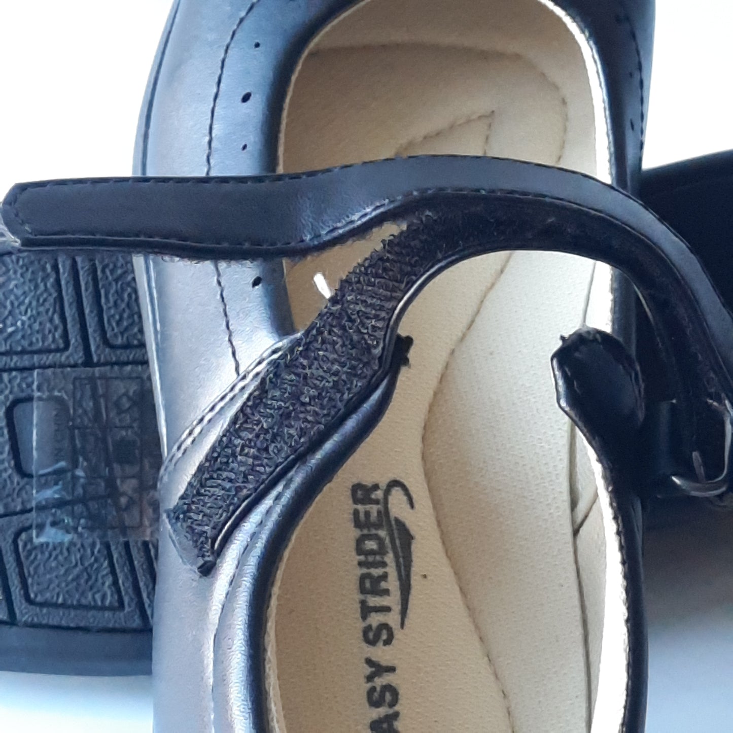 Girls Black Easy Strider Mary Jane Shoes Size 3 NWOT