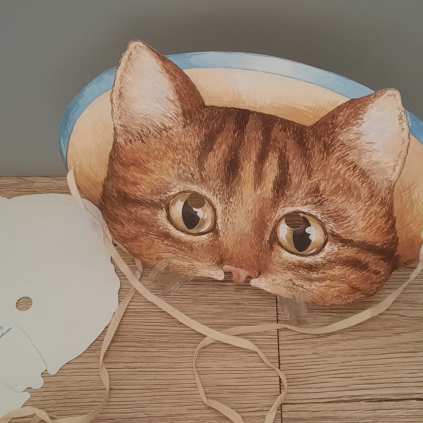 Beatrix Potter "Tom Kitten" Paper Mask 1993