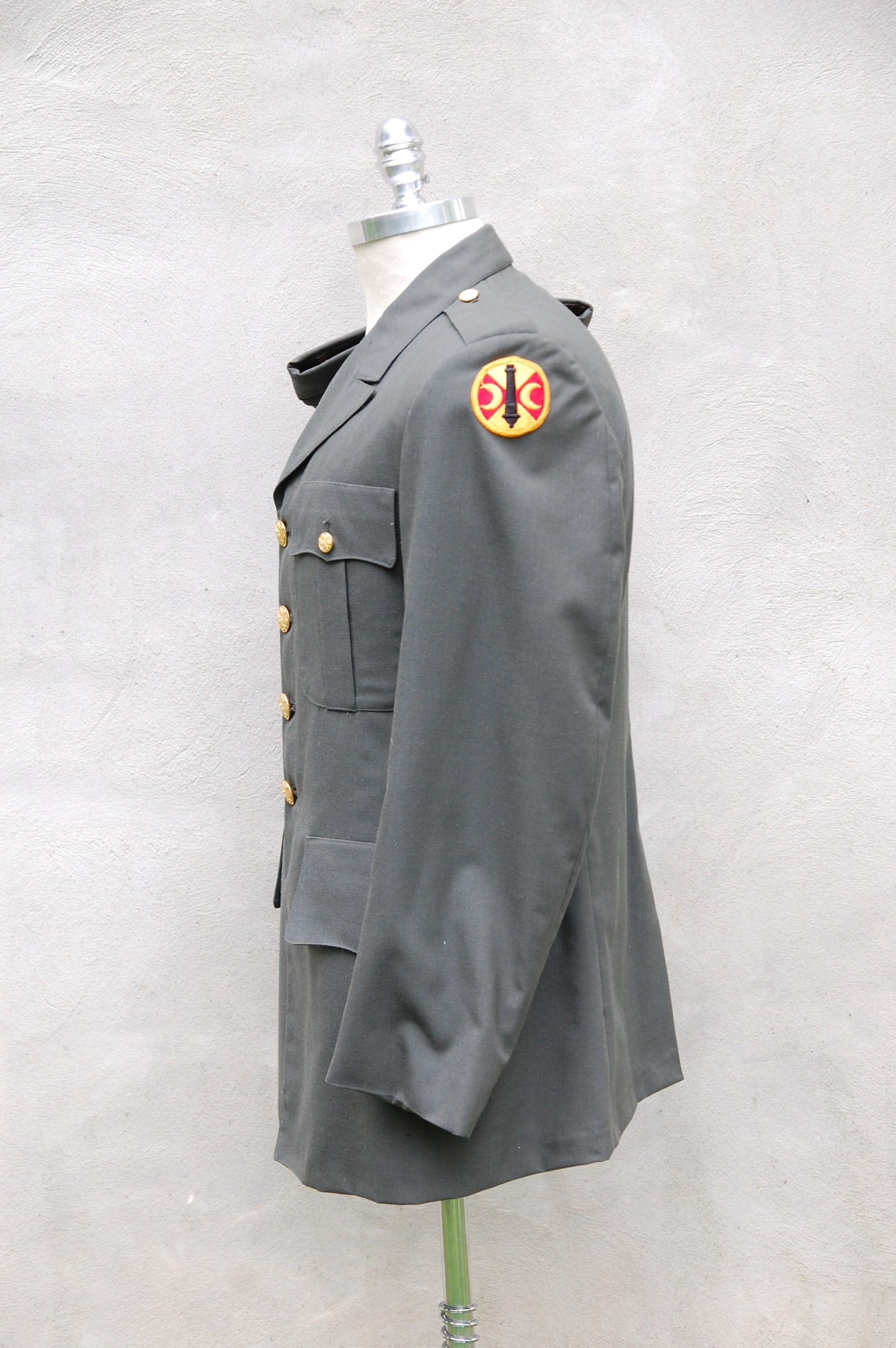 Authentic Military Jacket With Barret