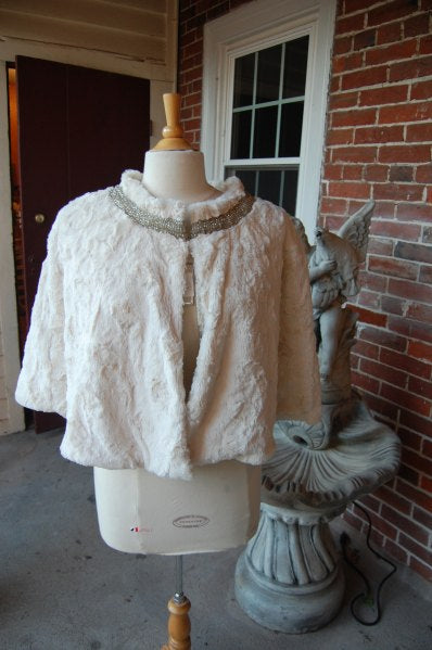 Beaded Bridal Shawl/Cape Katherine's Collection