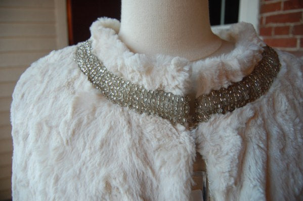 Beaded Bridal Shawl/Cape Katherine's Collection