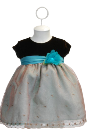 Pre Owned Blueberi Boulevard Baby Dress Size 12months