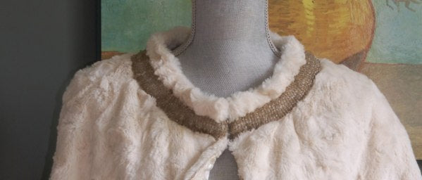 Beaded Bridal Shawl/Cape Katherine's Collection