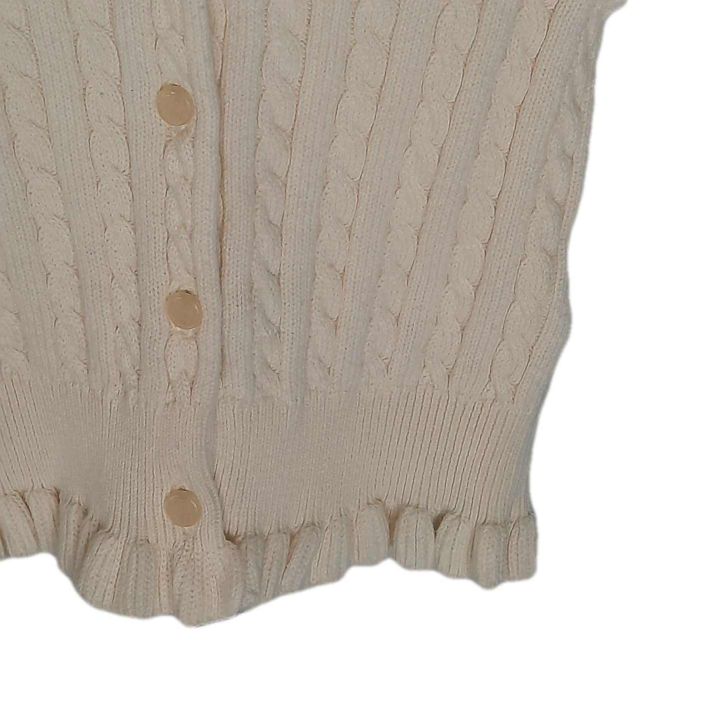 Ralph Lauren Baby 18 mo. Off White Button Down Sweater