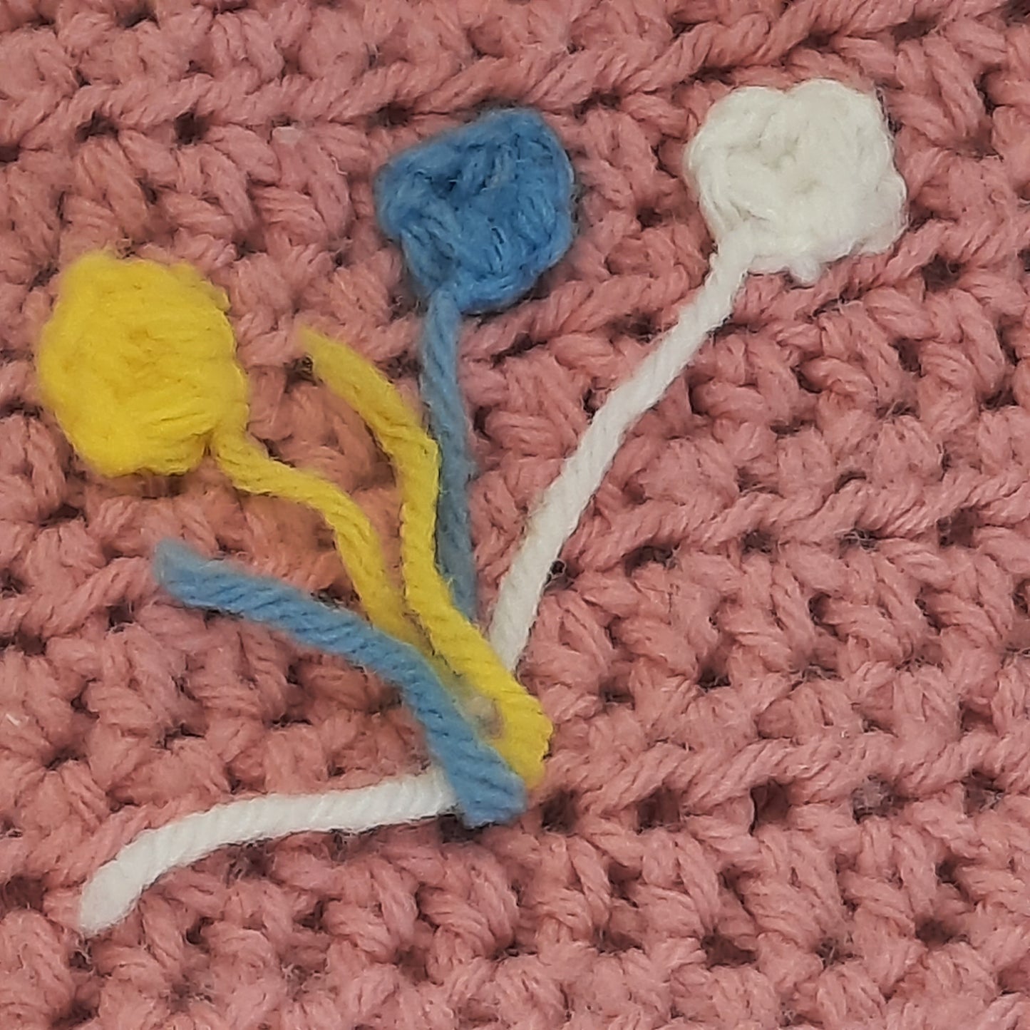 Pink Hand Knit Cap Sleeve Sweater 24mo.