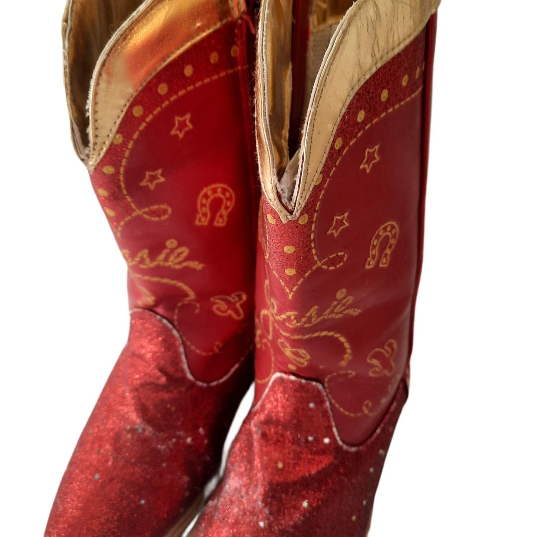 Girl's Disney Jessie Cowgirl Boots size 13