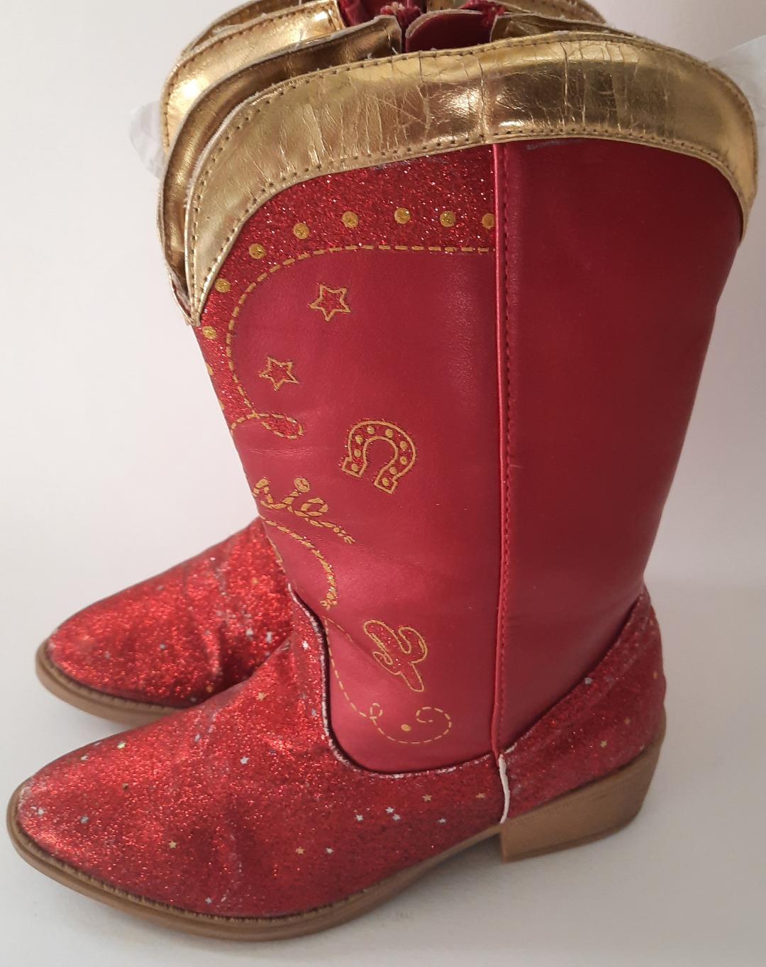 Girl's Disney Jessie Cowgirl Boots size 13