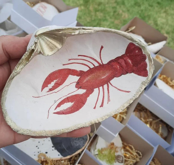 Clam Shell Art Lobster