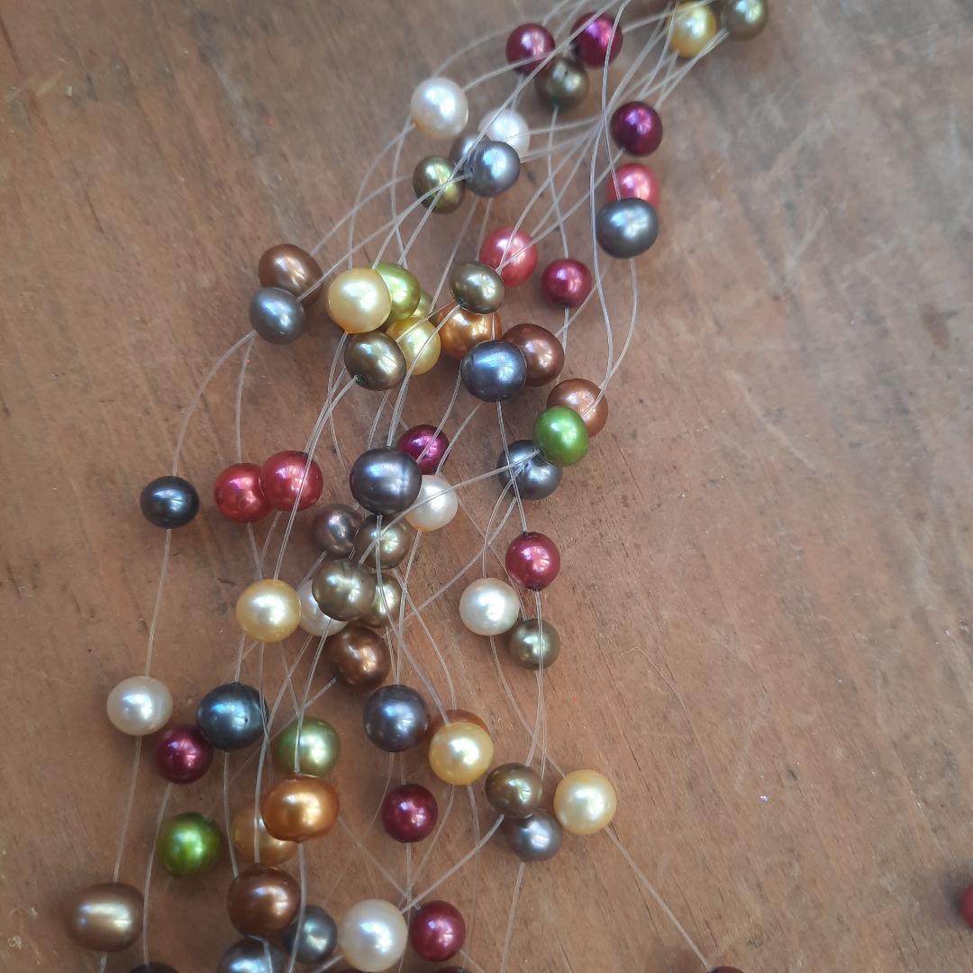 Pearl Necklace Sterling Silver
