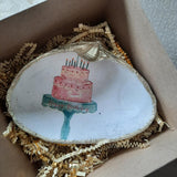 Clam Shell Art Birthday Cake