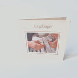 Signed "Longaberger" 2006 Six Inch Pastel Purple Picket Fence Pail  Basket