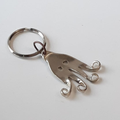 Vintage Repurposed Key Chain Vintage Fork