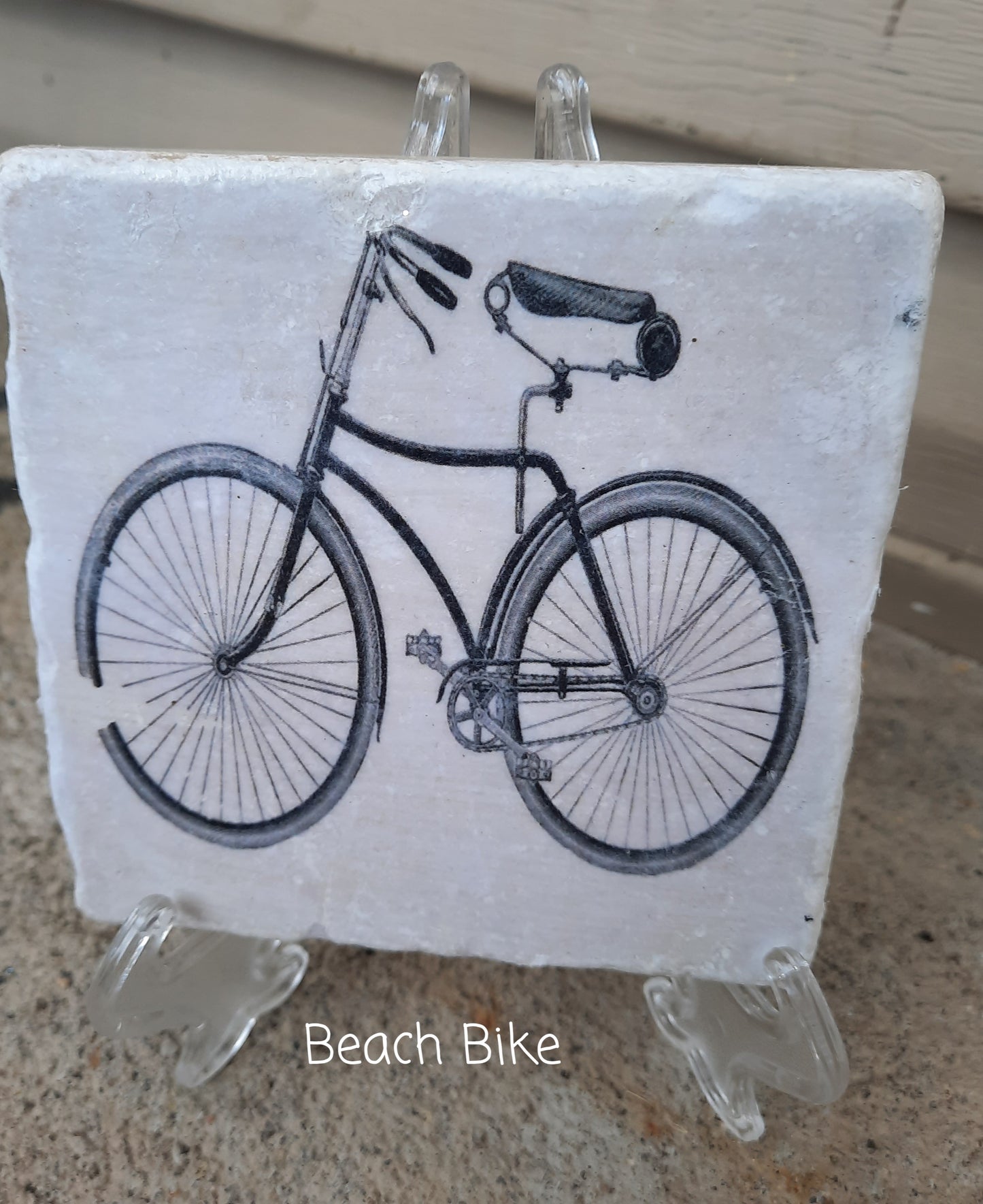 Tile Art ""Beach Bike"