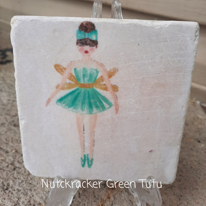 Tile Art "Nutckracker Green Tutu"