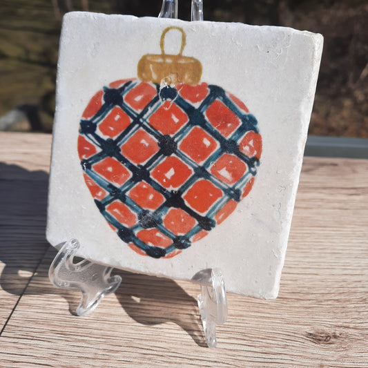 Tile Art " Nutckracker Ornament"