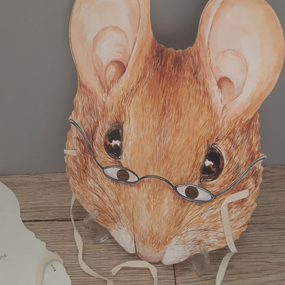 Beatrix Potter "The Tailor Of Gloucester Mouse" Paper Mask 1993