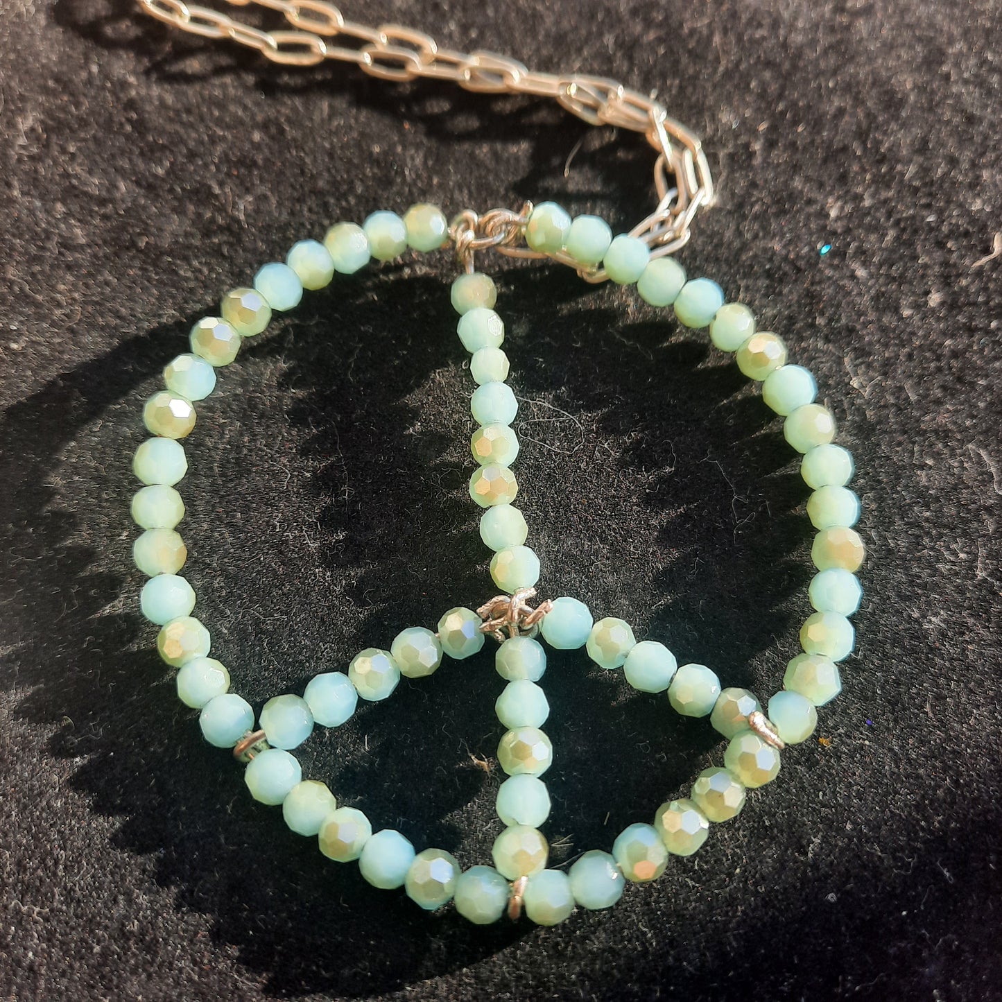 Crystal Peace Sign