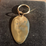 Spoon Key Chain "Yoga Queen" Handmade