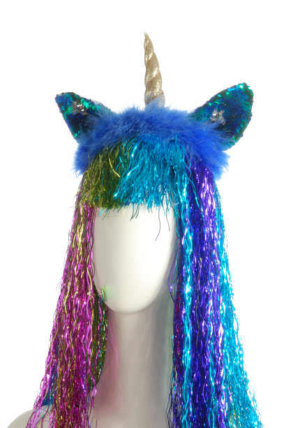 Handmade Unicorn Headpiece Multicolored/Photo Prop