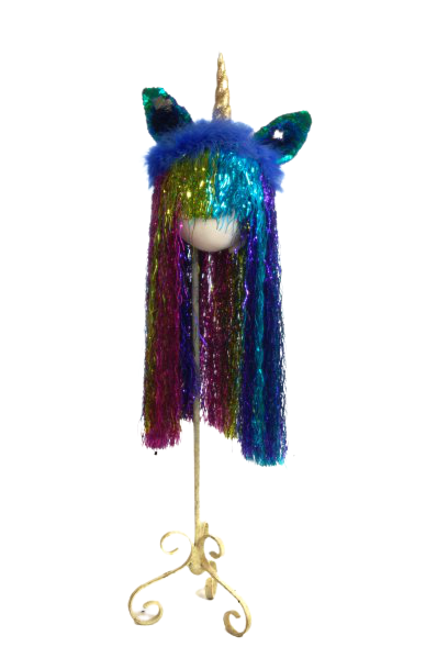 Handmade Unicorn Headpiece Multicolored/Photo Prop