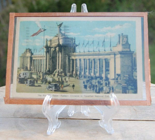 Post Card Art ( The Princess Gates- Eastern Entrance to Canadian Entrance To Canadian National Exhibition) 1934  4 x6