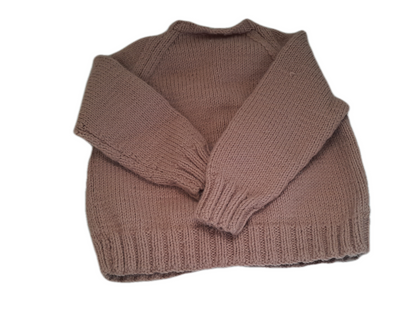 Camel Knit Bulky Sweater 2/3 years toddler