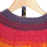 Rainbow Colred Hand Knit Toddler Sweater 2