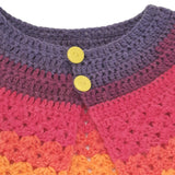 Rainbow Colred Hand Knit Toddler Sweater 2