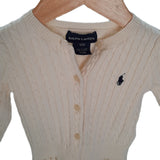 Ralph Lauren Baby 18 mo. Off White Button Down Sweater