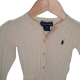 Ralph Lauren Baby 18 mo. Off White Button Down Sweater