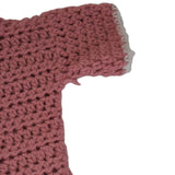 Pink Hand Knit Cap Sleeve Sweater 24mo.