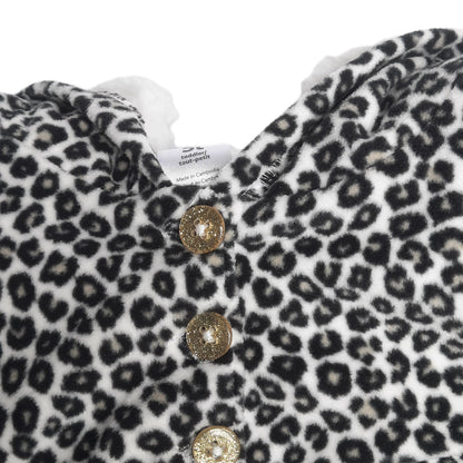 Carter's Pull Over Flease Leopard Print 5T.