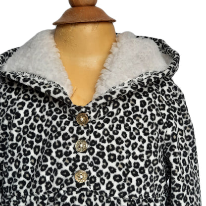Carter's Pull Over Flease Leopard Print 5T.