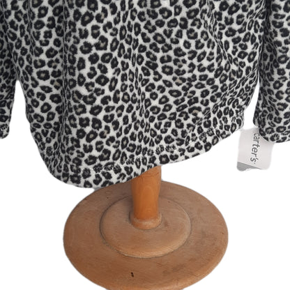 Carter's Pull Over Flease Leopard Print 5T.