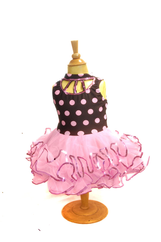 Toddler Pink Sequence Costume/Dance/dress up pink tutu