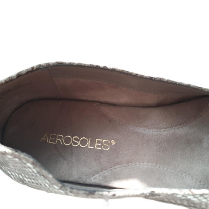 Aerosoles "Good Times" Faux Snake Flats Women's Size 7M