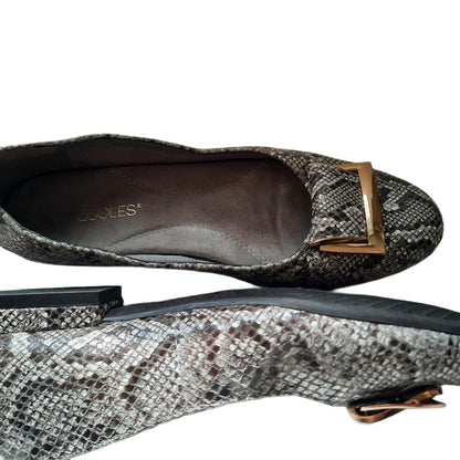 Aerosoles "Good Times" Faux Snake Flats Women's Size 7M