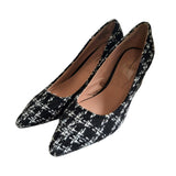 Ann Taylor Factory Women's Tweed Houndstooth Pattern size 7.5 M