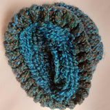 Blue knit handmade Toddler hat 2Tto 4T