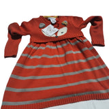 Nula Bug Knit Dress With Stocking/Tights size 3T Toddler