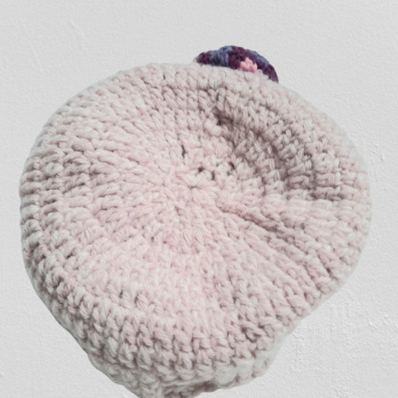 Knit Girl's Hat 3 to 6 years