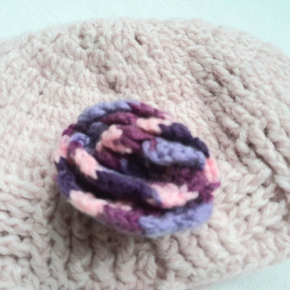 Knit Girl's Hat 3 to 6 years