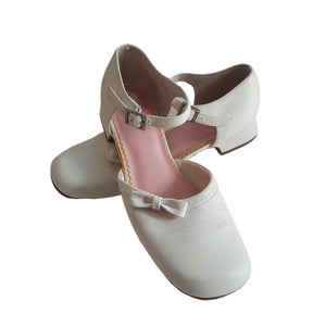 Stride Rite "Dara" white leather shoes girl's size 2M