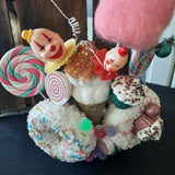 Sweet Tooth Candy Headpiece /Birthday Headpiece/ Photo Prop