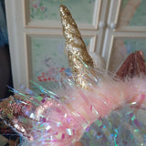 Handmade Pink Unicorn Headpiece /Photo Prop